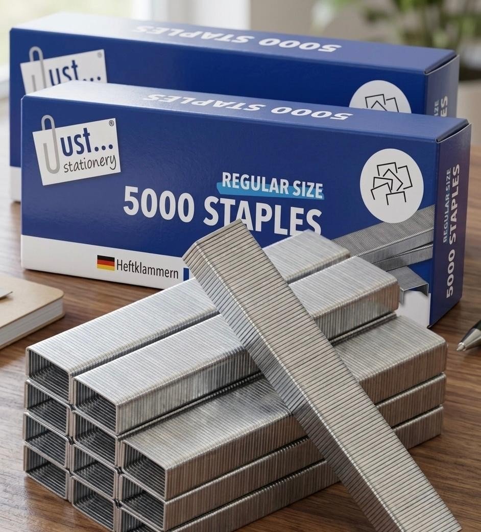 10,000 Office Staples 26/6 | Standard Fit 26/6mm Staples for Desktop Staplers UK