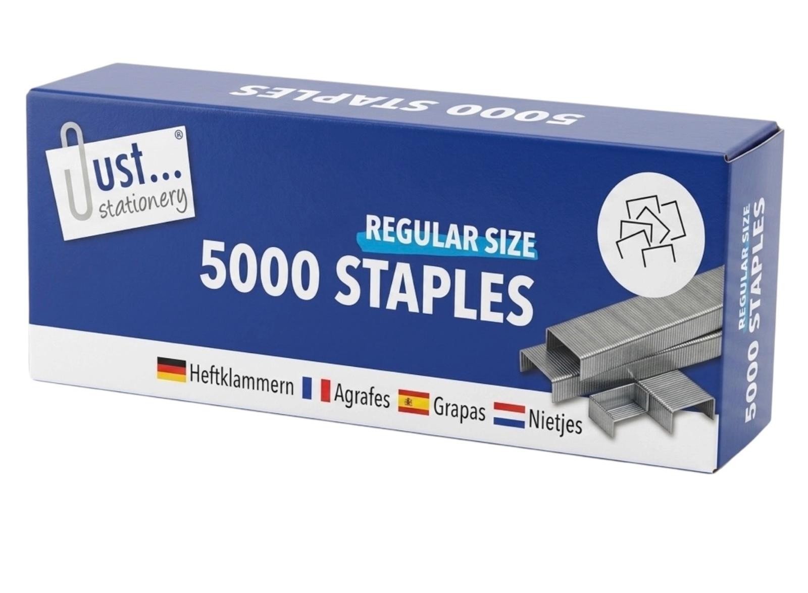 10,000 Office Staples 26/6 | Standard Fit 26/6mm Staples for Desktop Staplers UK