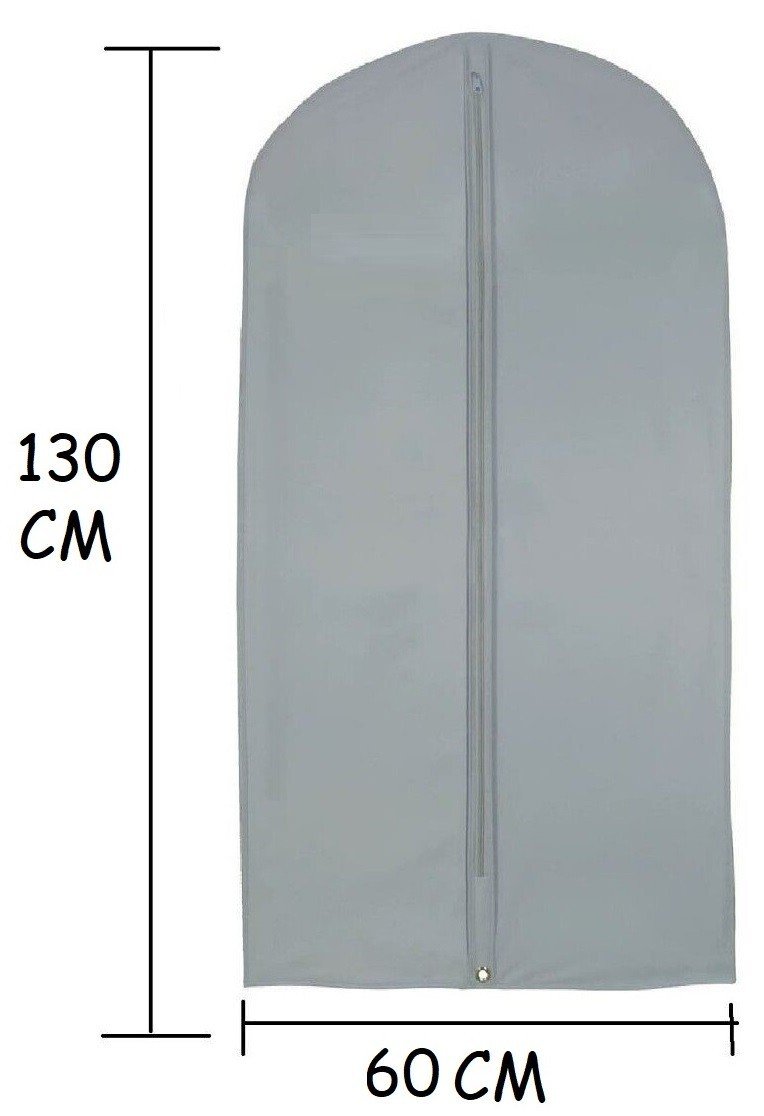 51" Suit Cover Clothes Bag Breathable Travel Zipped Dress Garment Storage Bags