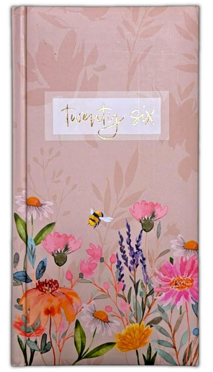 2026 DIARY POCKET SMALL / SLIM LINE METAL CORNER WEEK TO VIEW CUTE FASHION DIARY