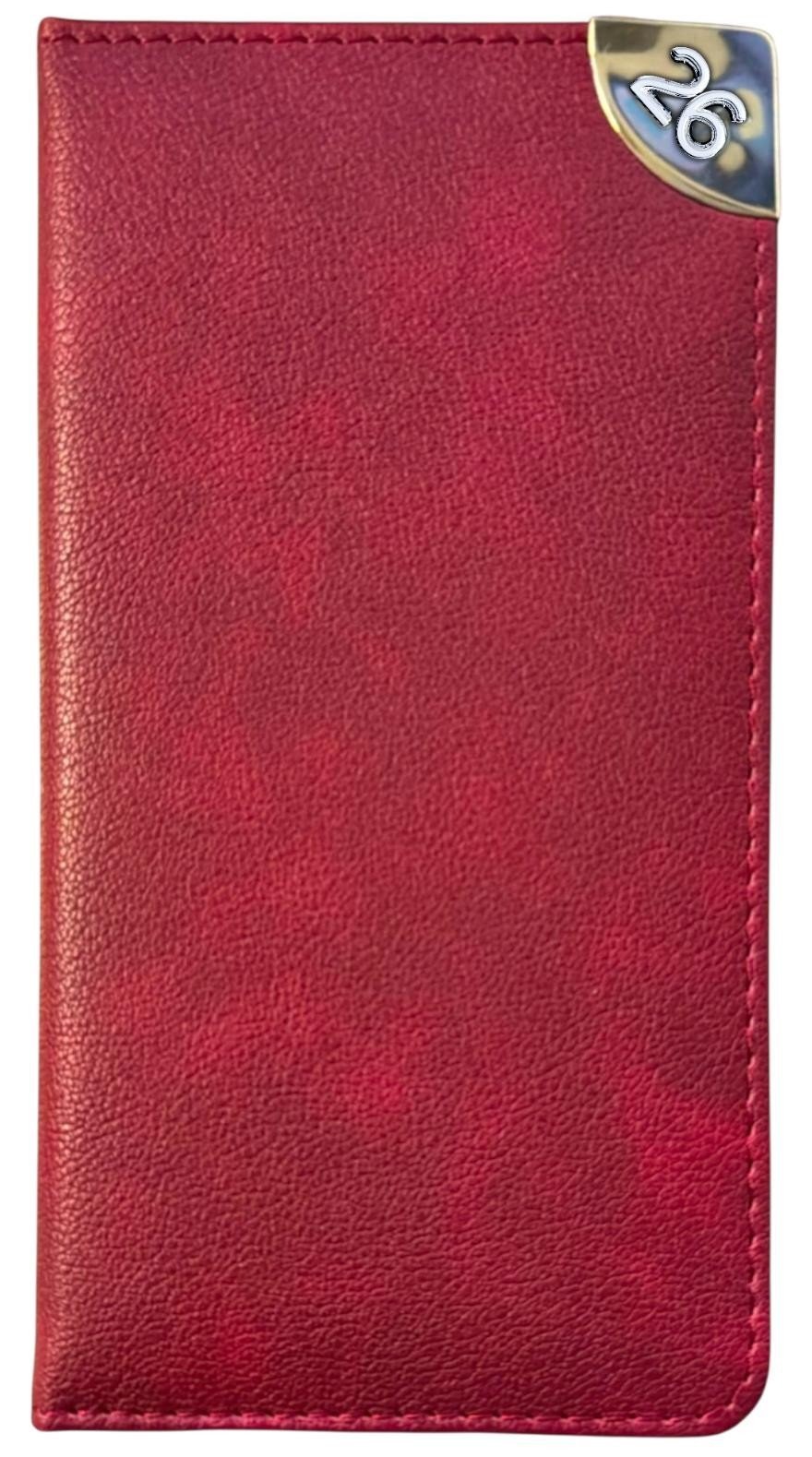 2026 DIARY POCKET SMALL / SLIM LINE METAL CORNER WEEK TO VIEW CUTE FASHION DIARY