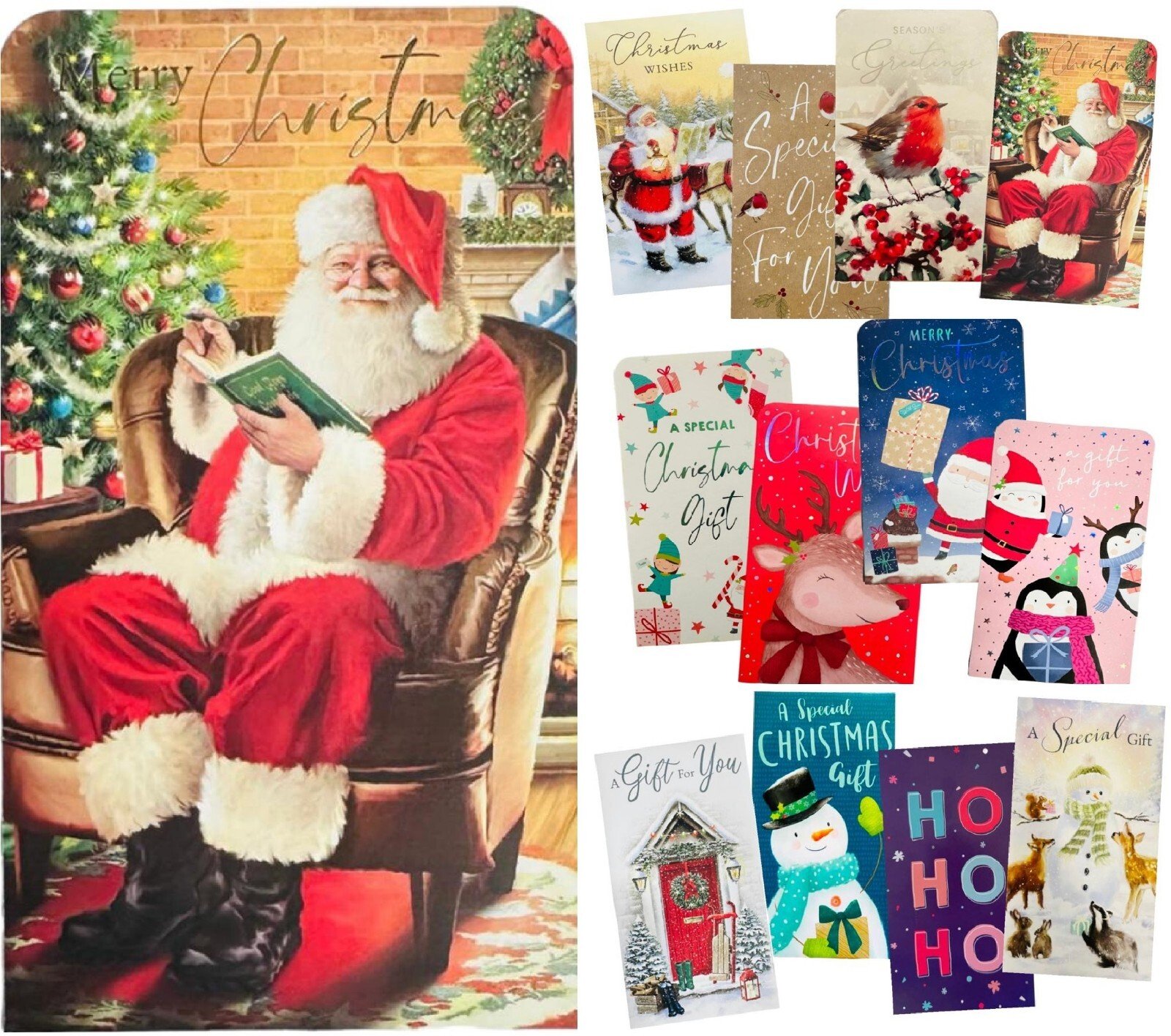 8 Cute Christmas Money Wallets with Envelopes Assorted Designs Novelty Gift Card