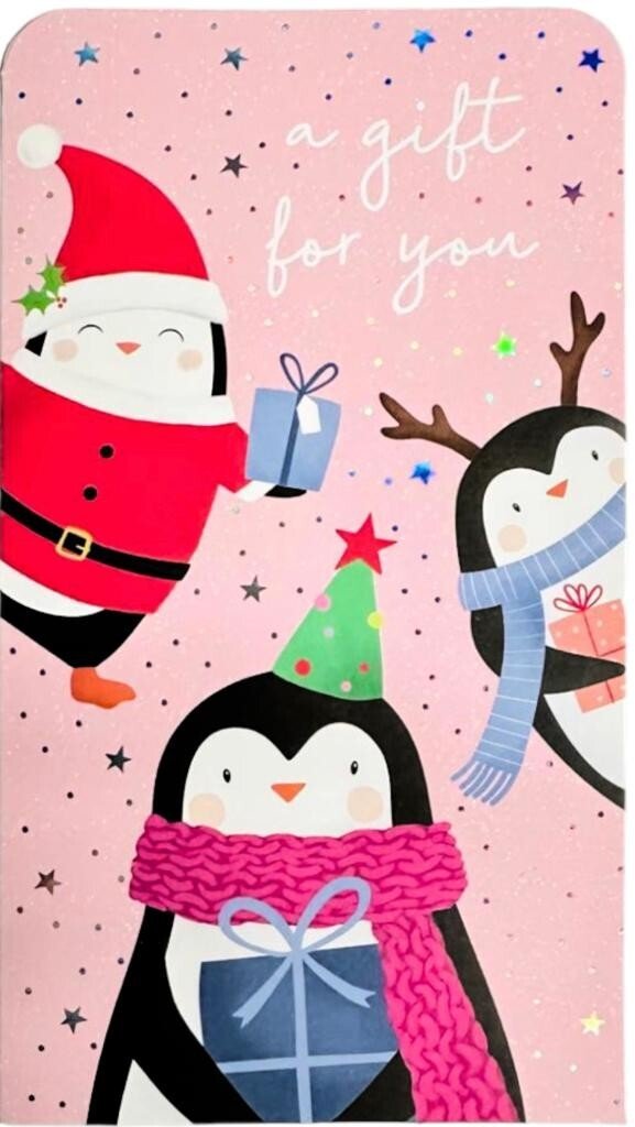 8 Cute Christmas Money Wallets with Envelopes Assorted Designs Novelty Gift Card