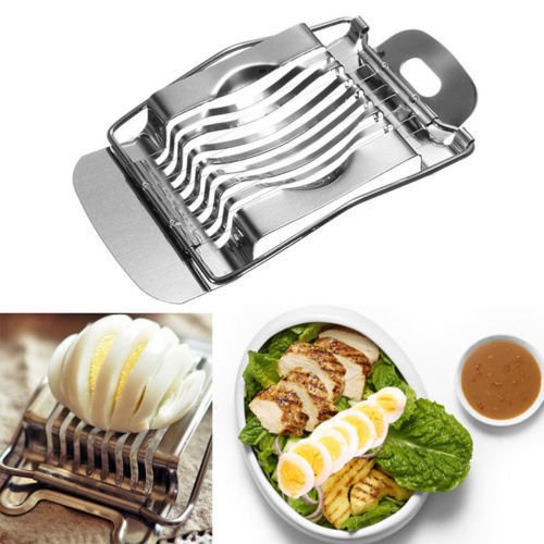 Tala Egg Slicer Cutter Boiled eggs Mushroom Salad Lunch Kitchen Stainless Steel