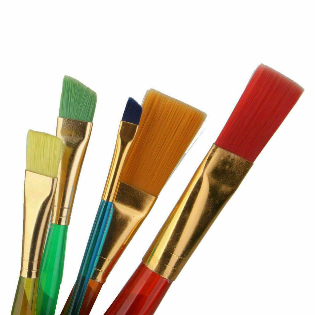 5Pcs Cake Icing Decorating Painting Brushes Fondant Dusting SugarCraft Clay Tool