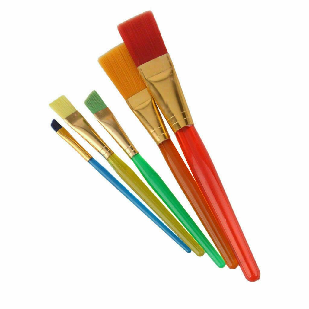 5Pcs Cake Icing Decorating Painting Brushes Fondant Dusting SugarCraft Clay Tool