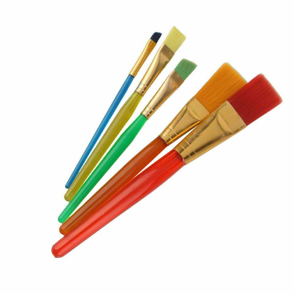 5Pcs Cake Icing Decorating Painting Brushes Fondant Dusting SugarCraft Clay Tool