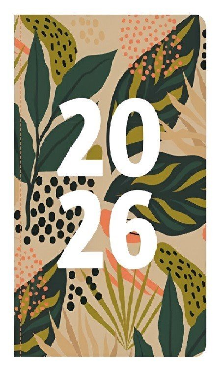 2026 Slim Diary Week To View Fully Recyclable Eco Full Year Calendar Organiser