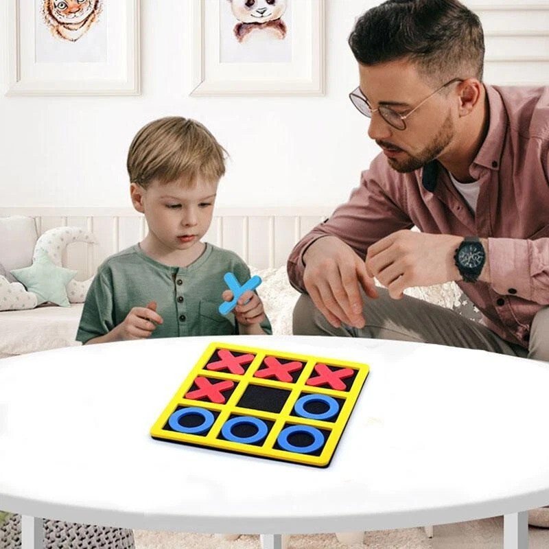 Foam Tic Tac Toe Game Mini Board Games for Kids, Birthday Party Favours Fun Game