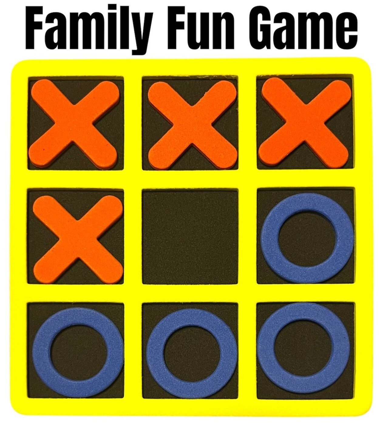 Foam Tic Tac Toe Game Mini Board Games for Kids, Birthday Party Favours Fun Game