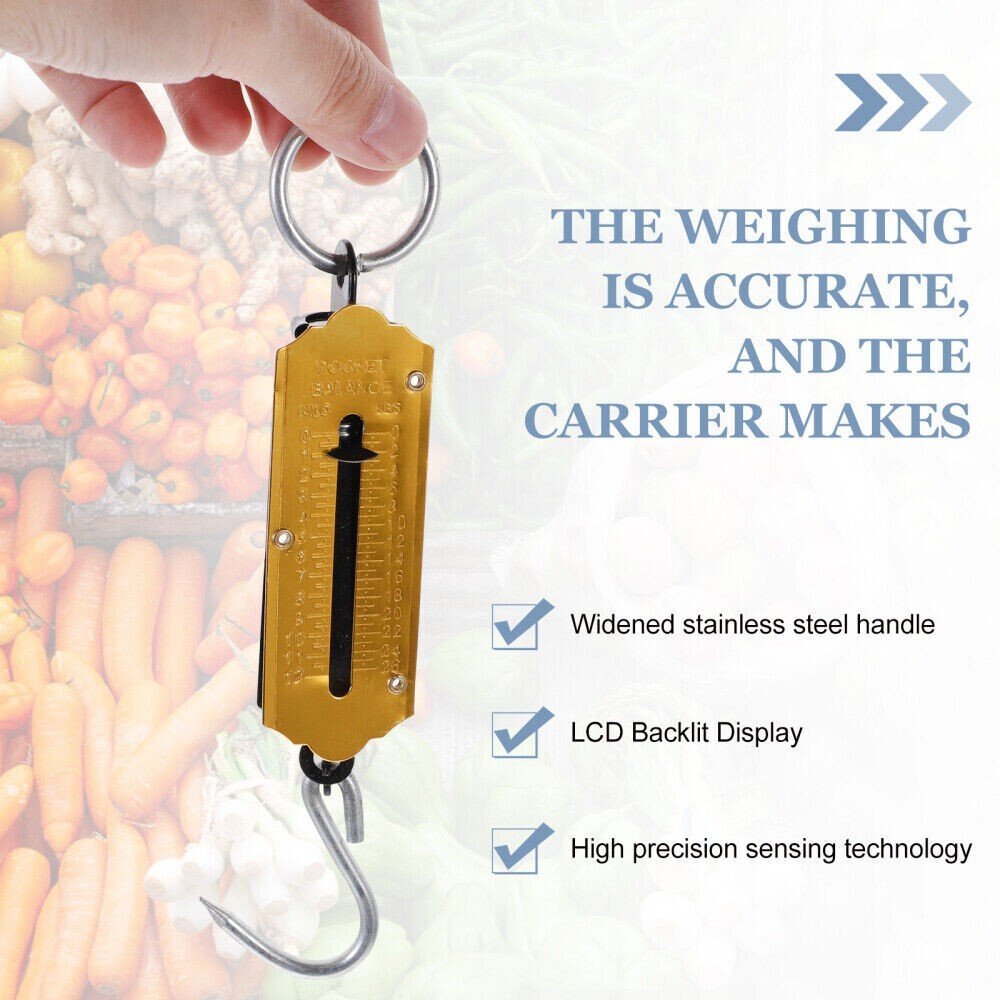 Mechanical 12kg Weighing Luggage Suitcase Bag Scales Portable Fishing Scales