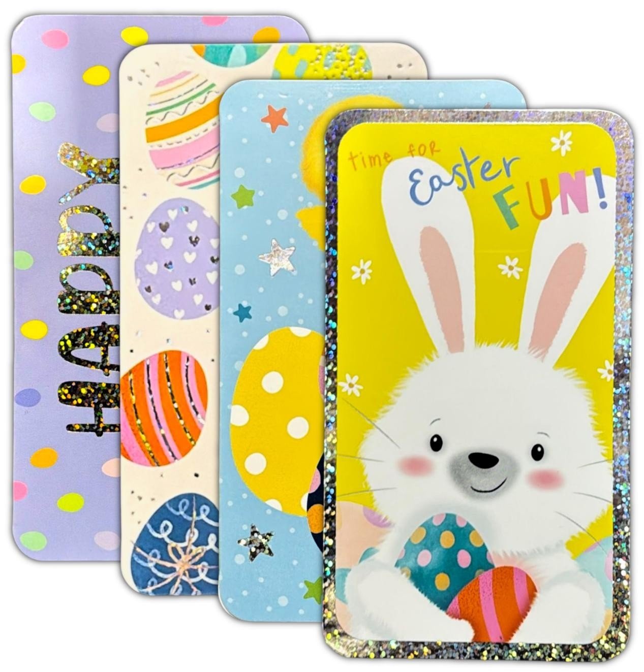 4 Pcs Money Wallets Easter Cute Gift Voucher Card & Envelope Self Value Set