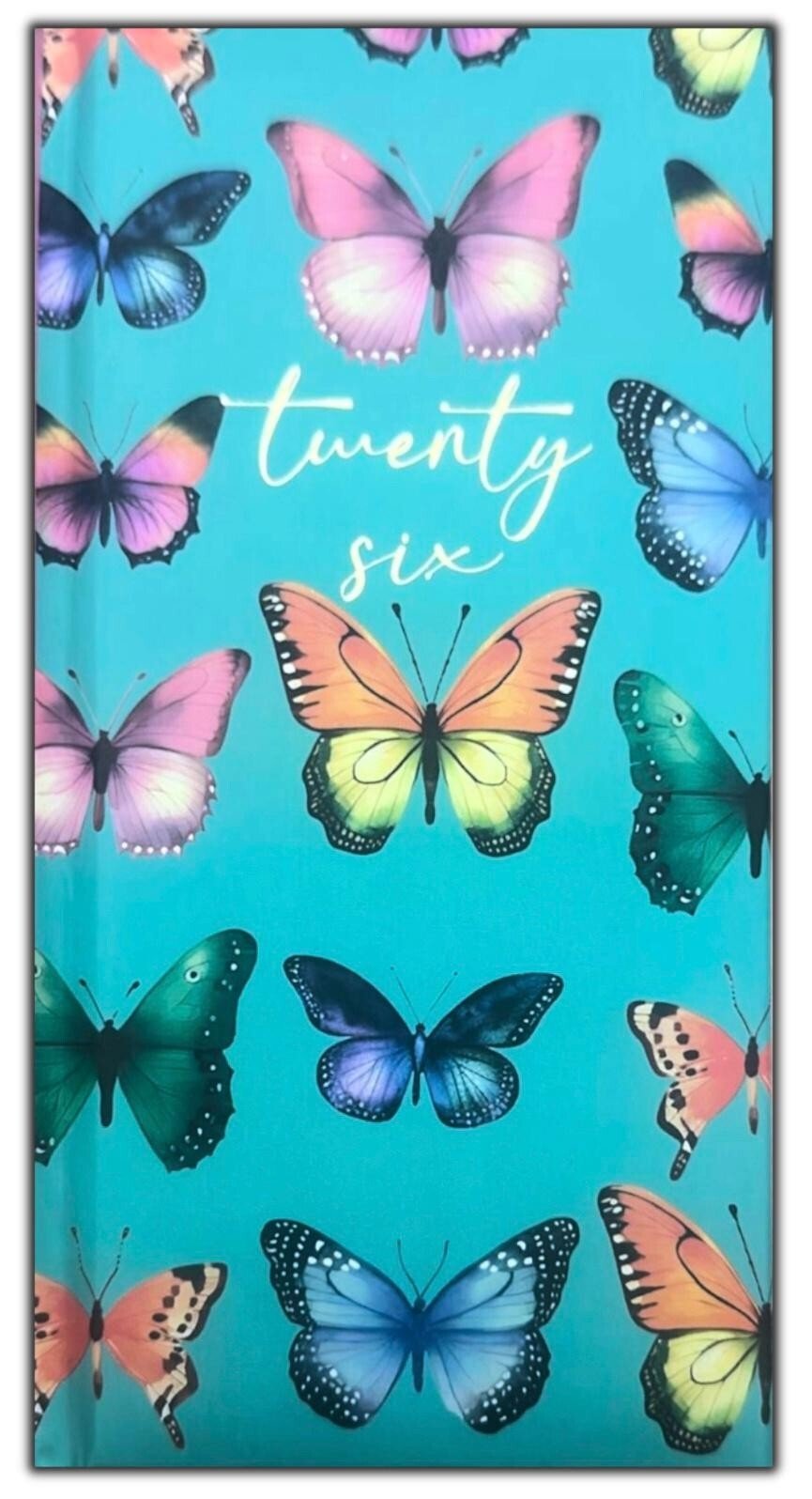 2026 Diary Slim Week to View Diaries Dogs Butterfly Full Year Organiser Planner