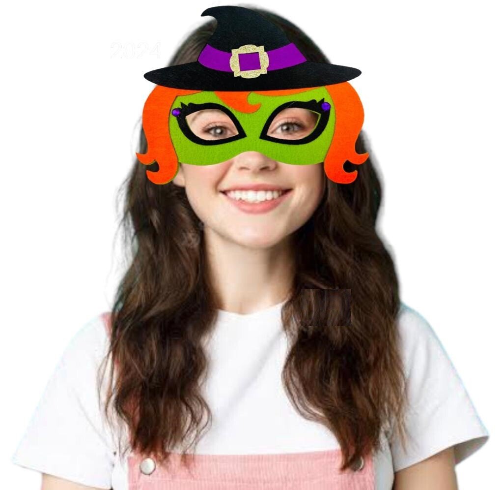 Halloween Kids Fancy Dress Face Masks-Boys Girls Felt Foam Mask Party Costume