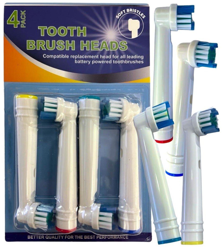 Electronic Toothbrush Heads Compatible with OralB Braun Replacement BrushHead UK