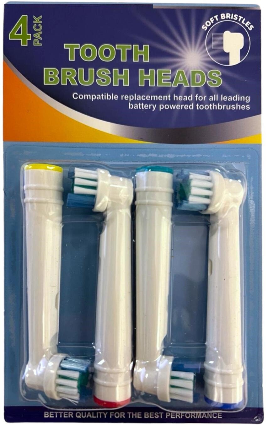 Electronic Toothbrush Heads Compatible with OralB Braun Replacement BrushHead UK