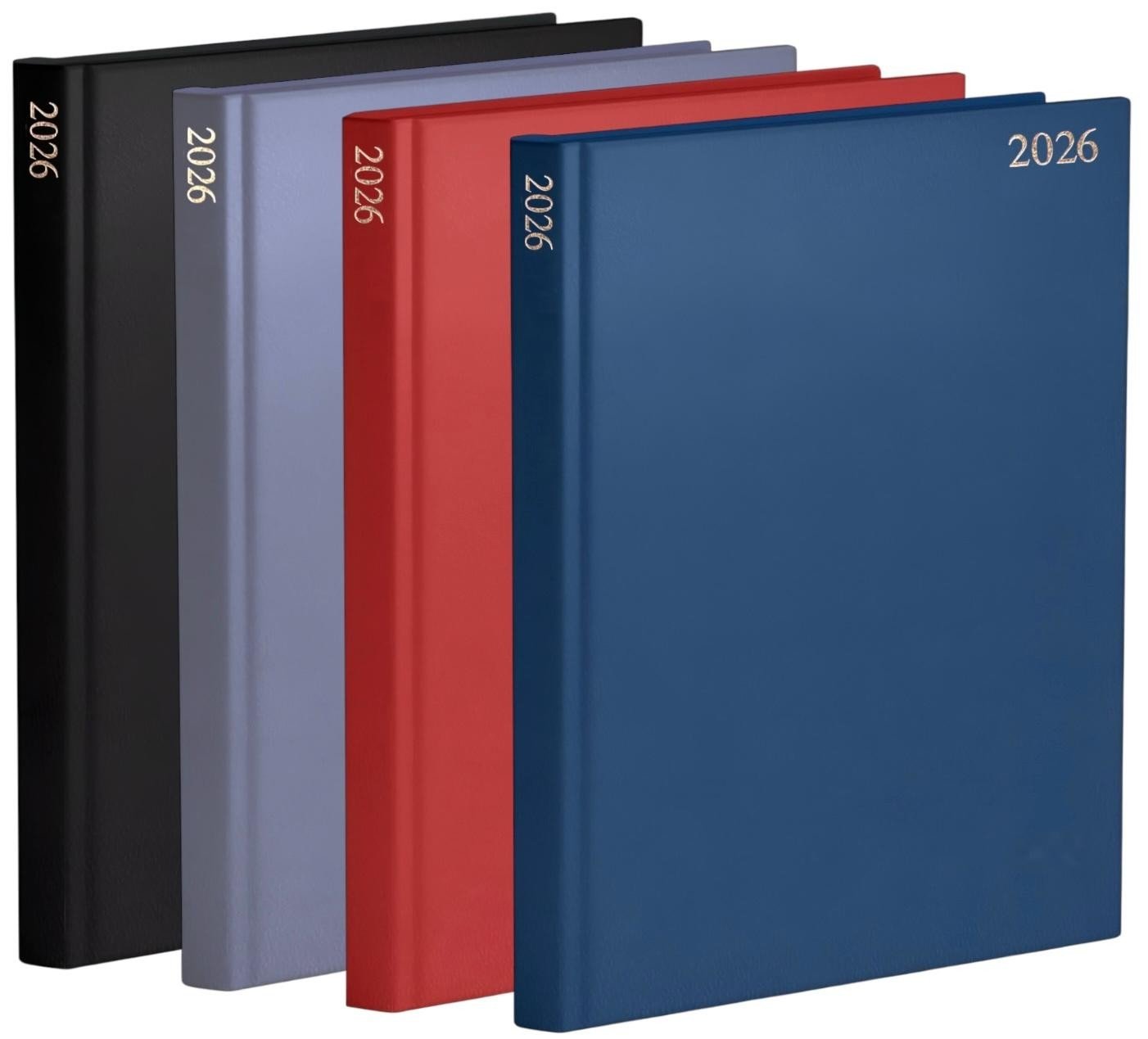 2026 diary A4/A5/A6 Page a Day/Week to View Diary Hardback Case bound Back Cover