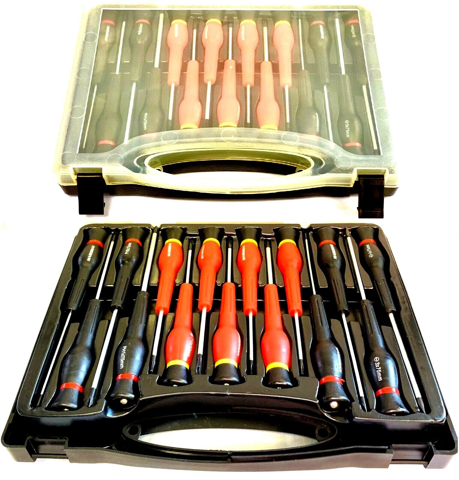 15 Pcs Telecommunication Precision Screwdriver Set Electrical Tool w/ Kit Case