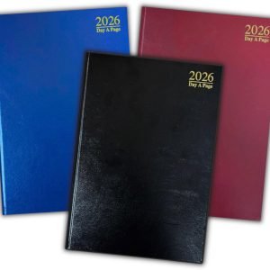 2026 A4 / A5 Diary Day A Page or Week To View Desk Diary Hard Backed Dairy NEW