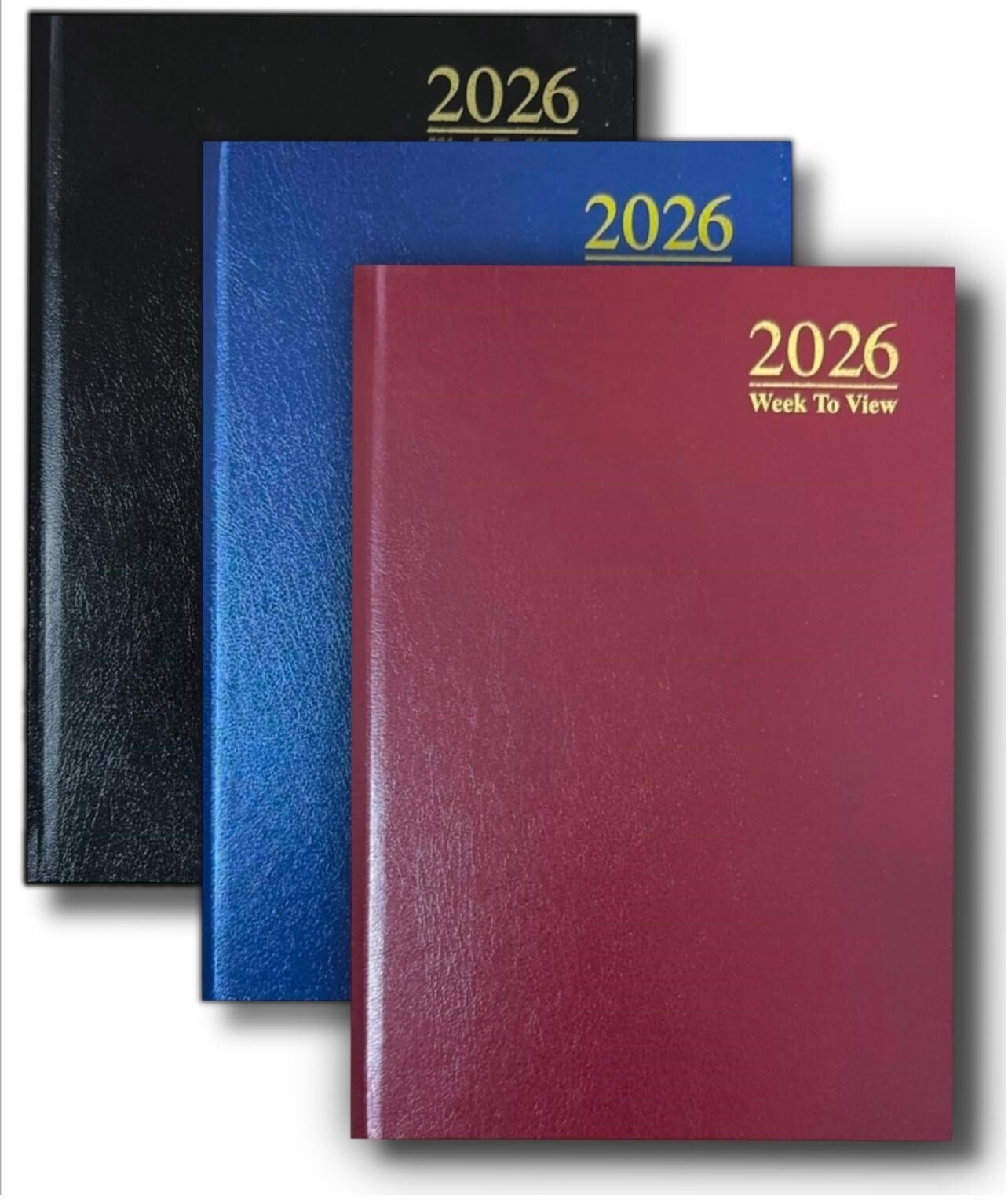2026 A4 / A5 Diary Day A Page or Week To View Desk Diary Hard Backed Dairy NEW