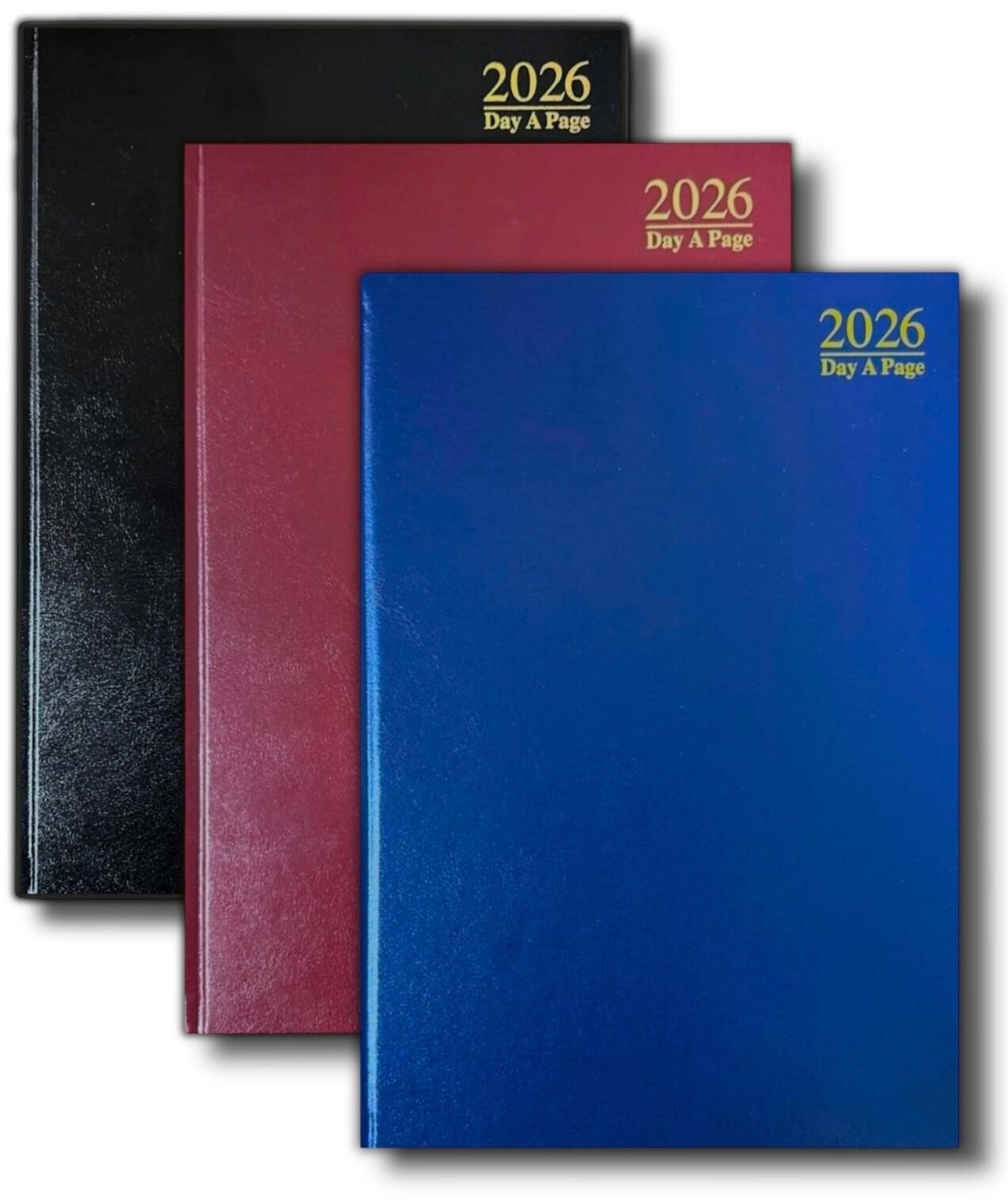 2026 A4 / A5 Diary Day A Page or Week To View Desk Diary Hard Backed Dairy NEW
