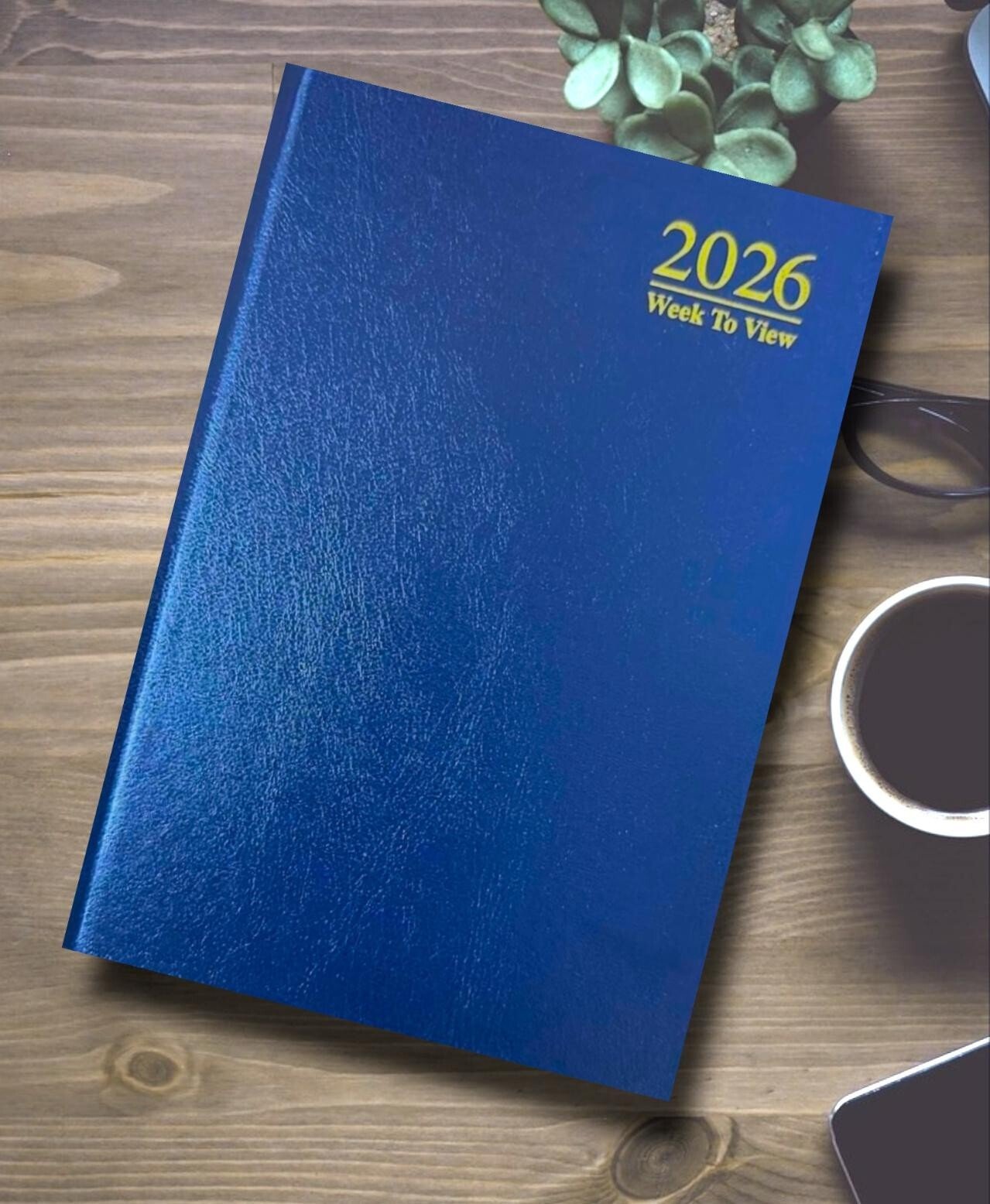 2026 A4 / A5 Diary Day A Page or Week To View Desk Diary Hard Backed Dairy NEW