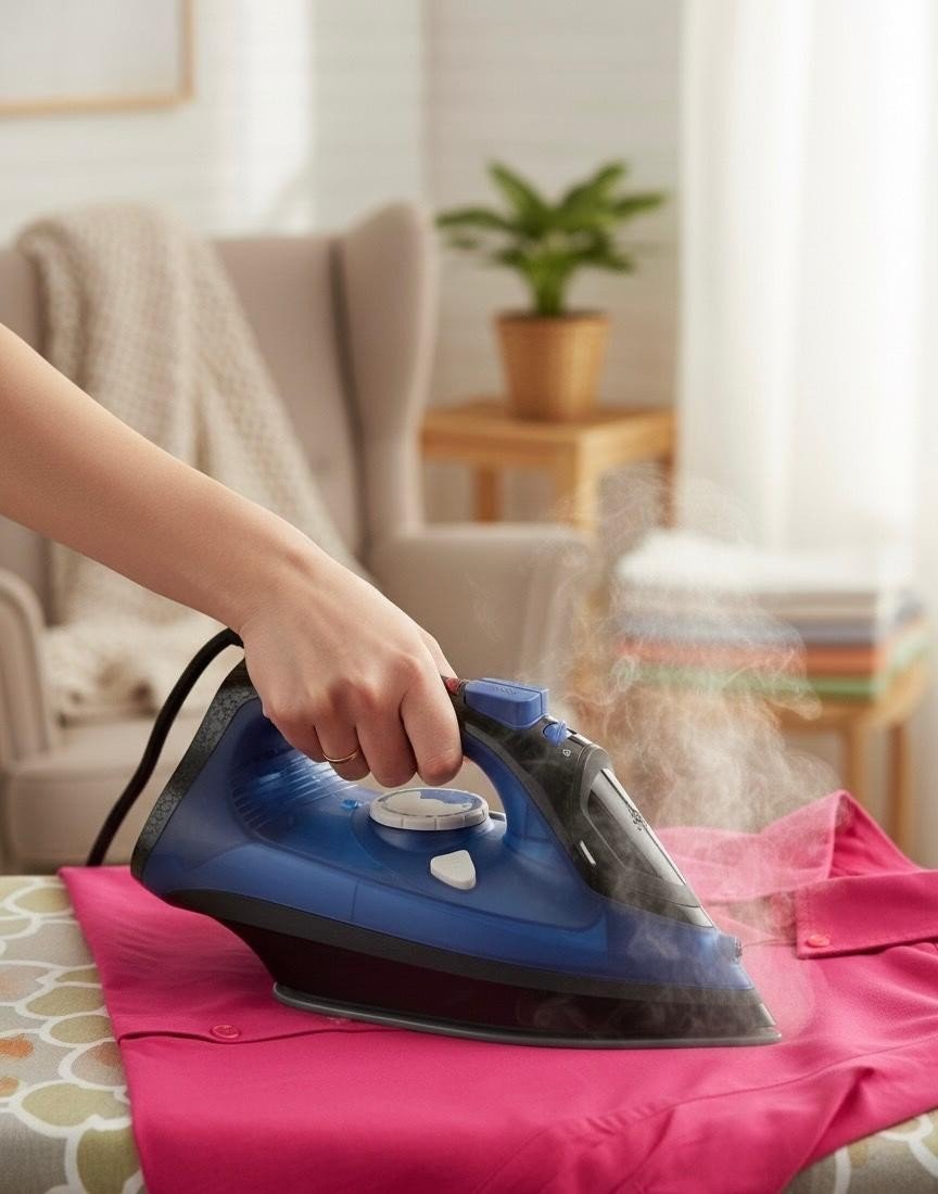 Elpine Steam Iron 1400W 2000W 2300W Electric Ceramic Soleplate Self Cleaning UK