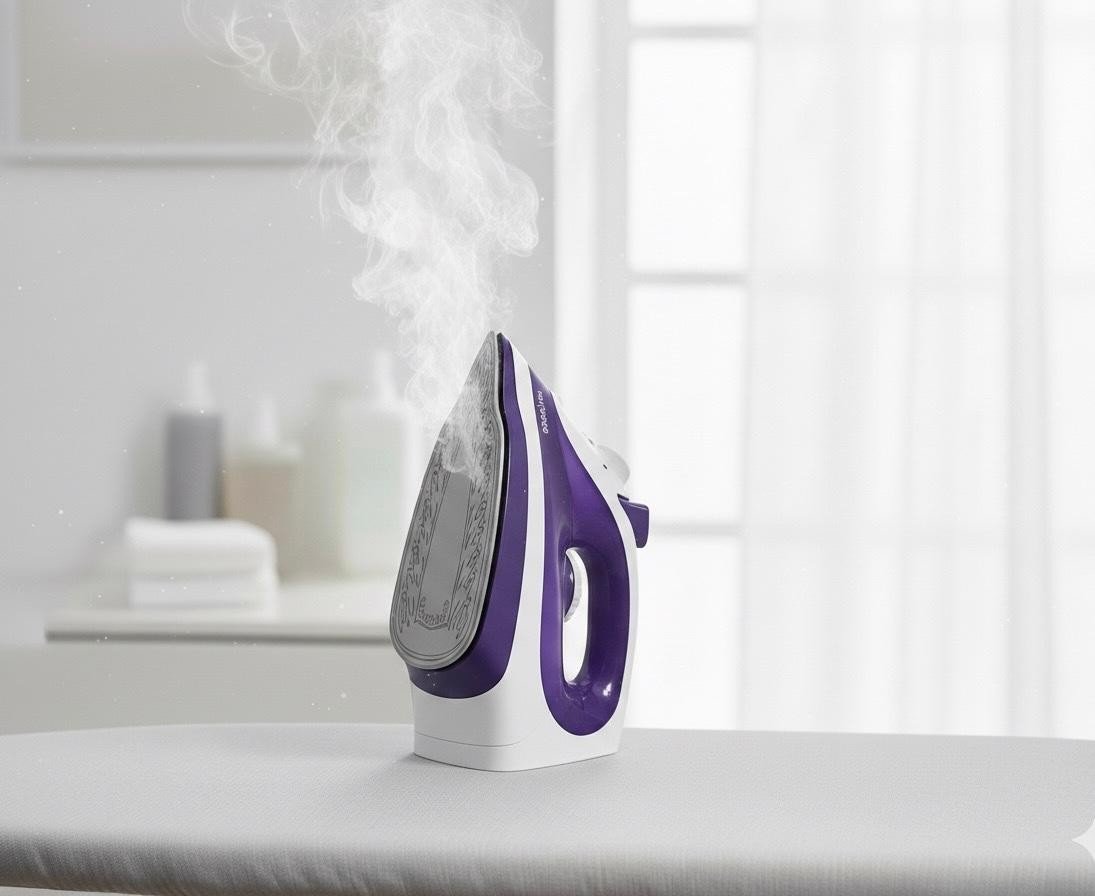 Elpine Steam Iron 1400W 2000W 2300W Electric Ceramic Soleplate Self Cleaning UK