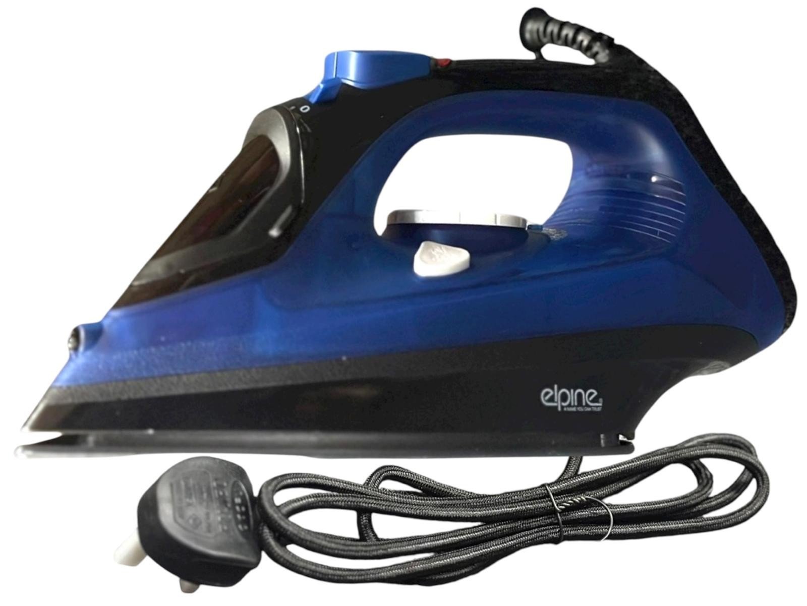 Elpine Steam Iron 1400W 2000W 2300W Electric Ceramic Soleplate Self Cleaning UK