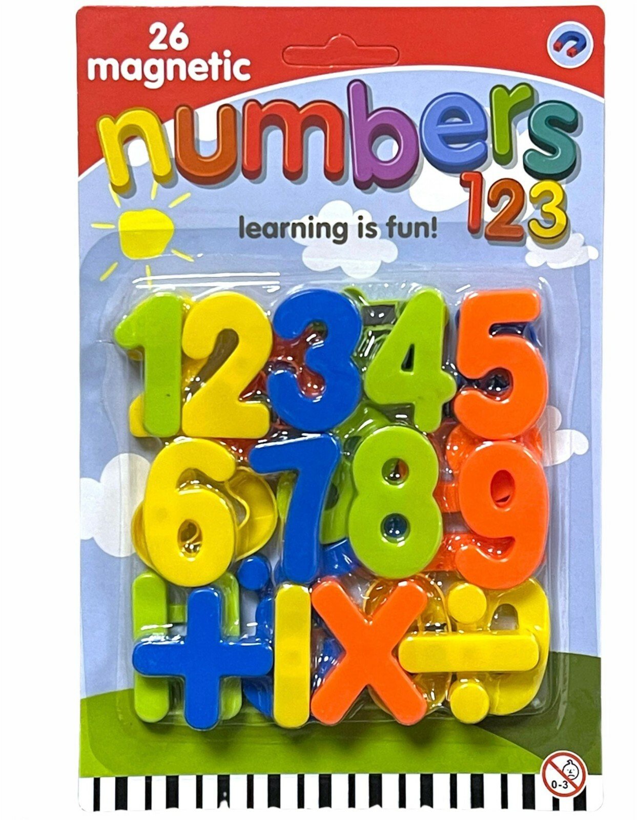 Large Magnetic Letters Alphabet & Numbers Fridge Magnets Toys Kids Learning