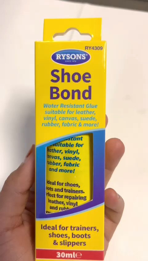 2 Pcs SHOE BOND Glue Adhesive Flexible Shoes Trainers Clothes Fabric Boot Sole