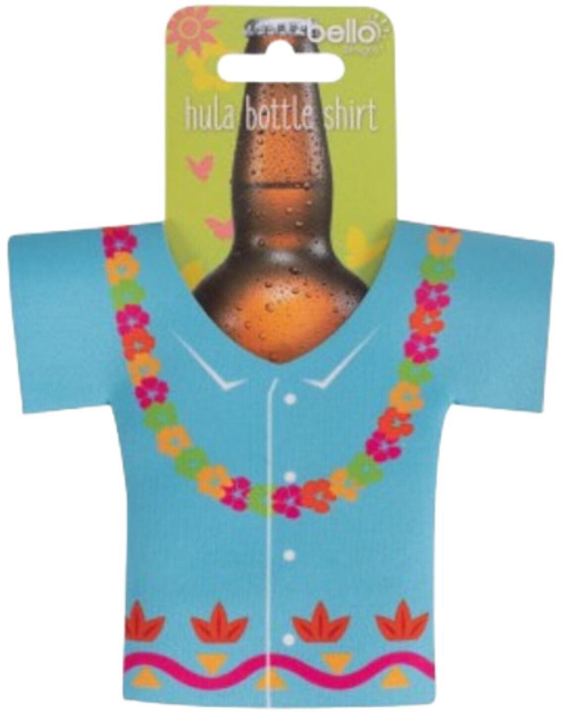 2 Pcs Summer Party Decorations Hawaiian Hula Beer Bottle Shirt Drinks Holder