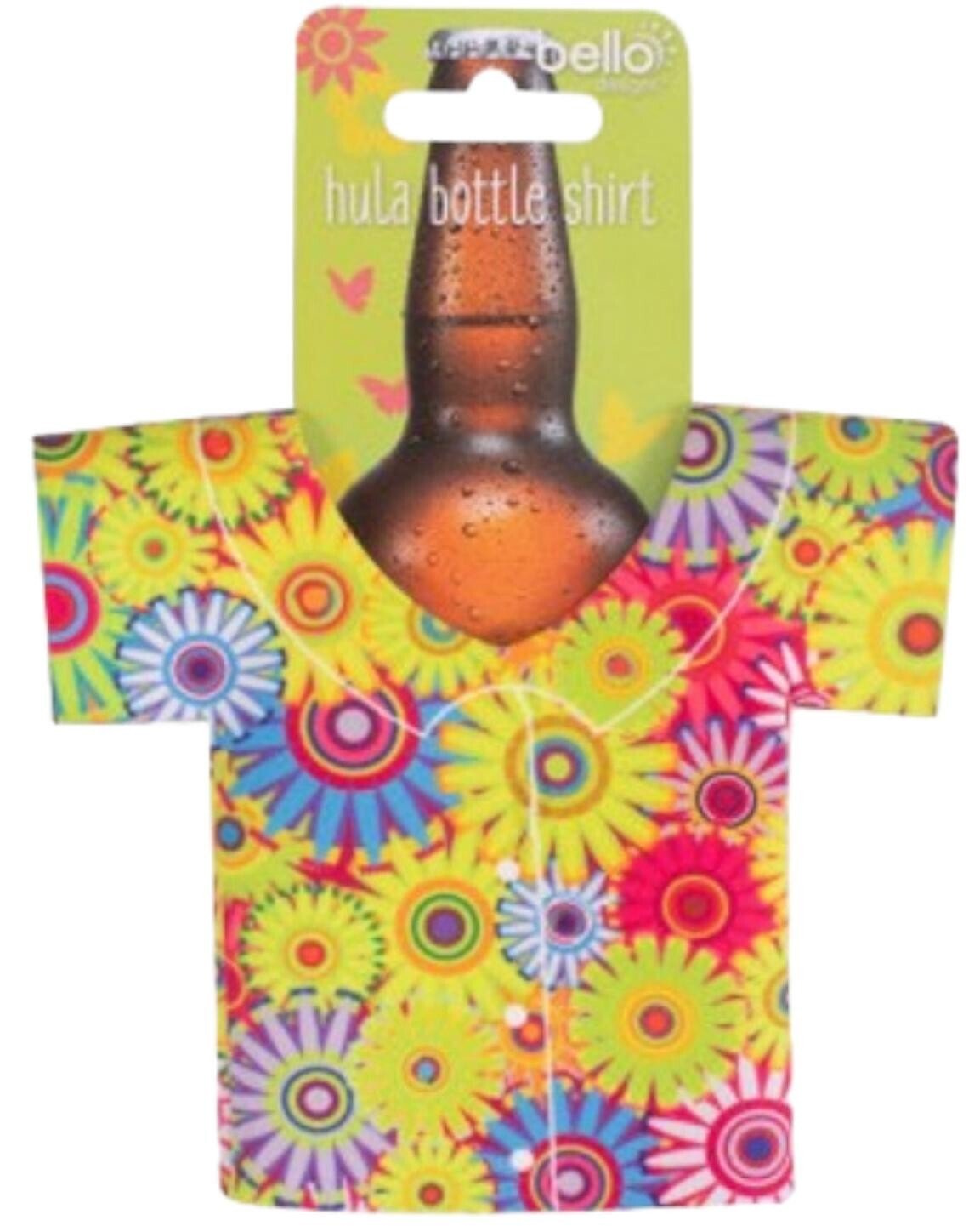 2 Pcs Summer Party Decorations Hawaiian Hula Beer Bottle Shirt Drinks Holder