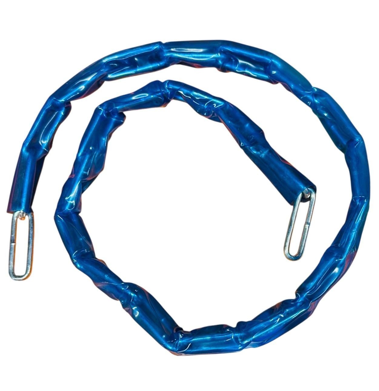 HEAVY DUTY 48" LINK CHAIN SLEEVED MOTORBIKE BIKE CYCLE SECURITY SAFETY PADLOCK