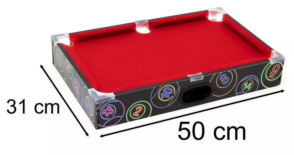 LED Championship Pool Set Game Hour Of Fun Pool Table Game With Family & Friends