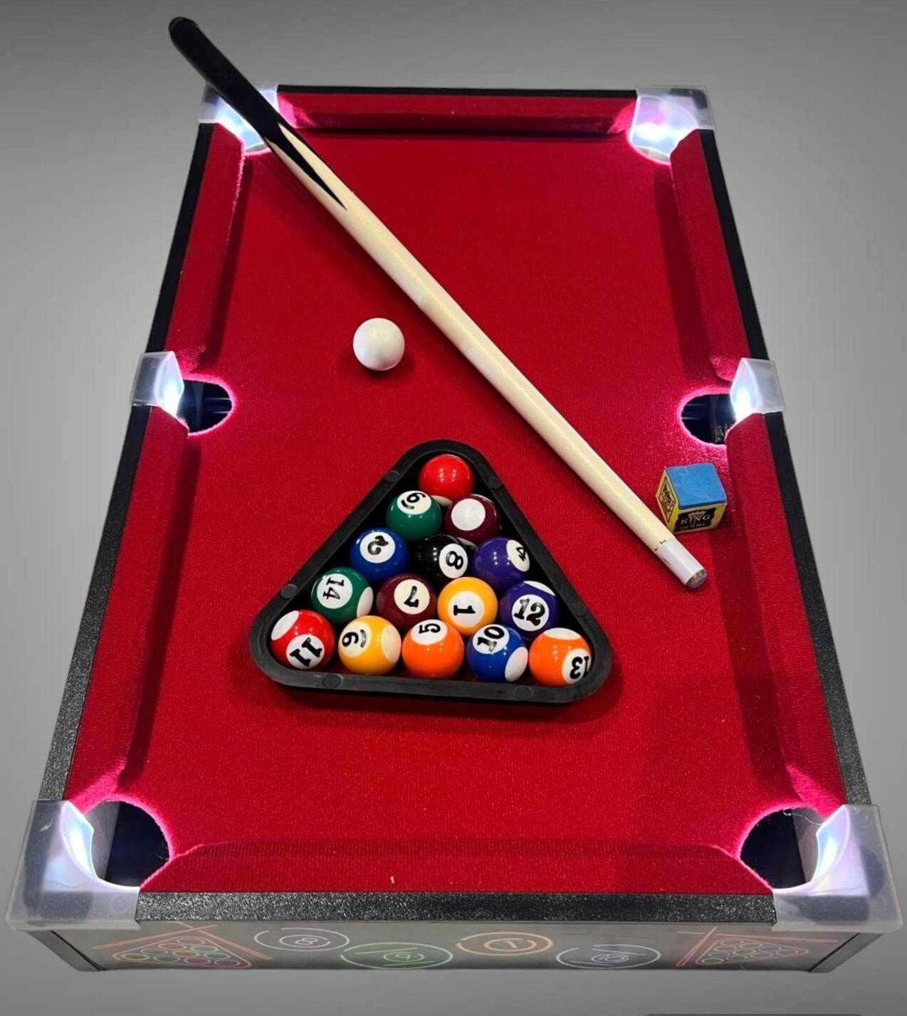 LED Championship Pool Set Game Hour Of Fun Pool Table Game With Family & Friends