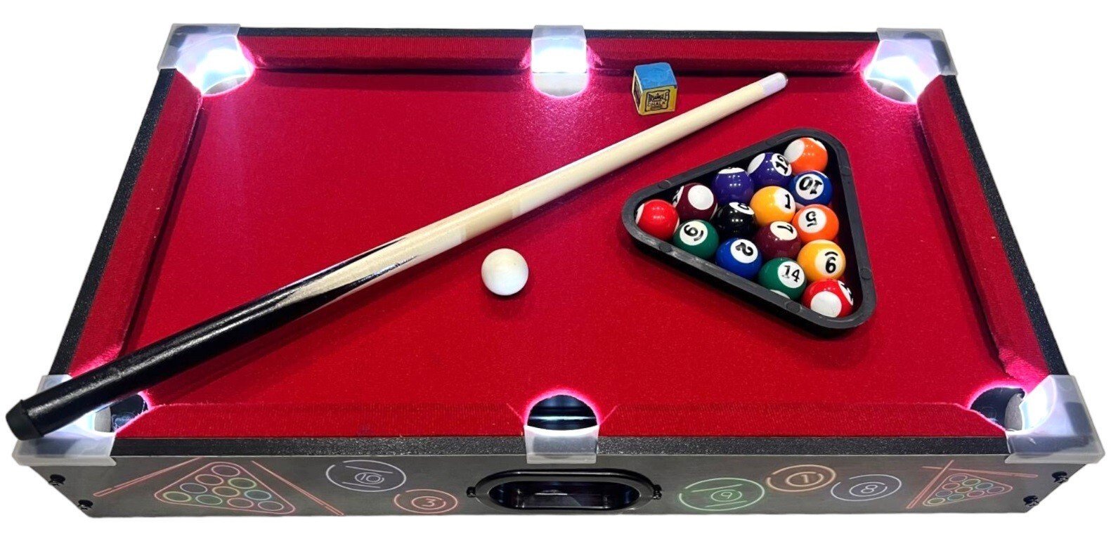 LED Championship Pool Set Game Hour Of Fun Pool Table Game With Family & Friends