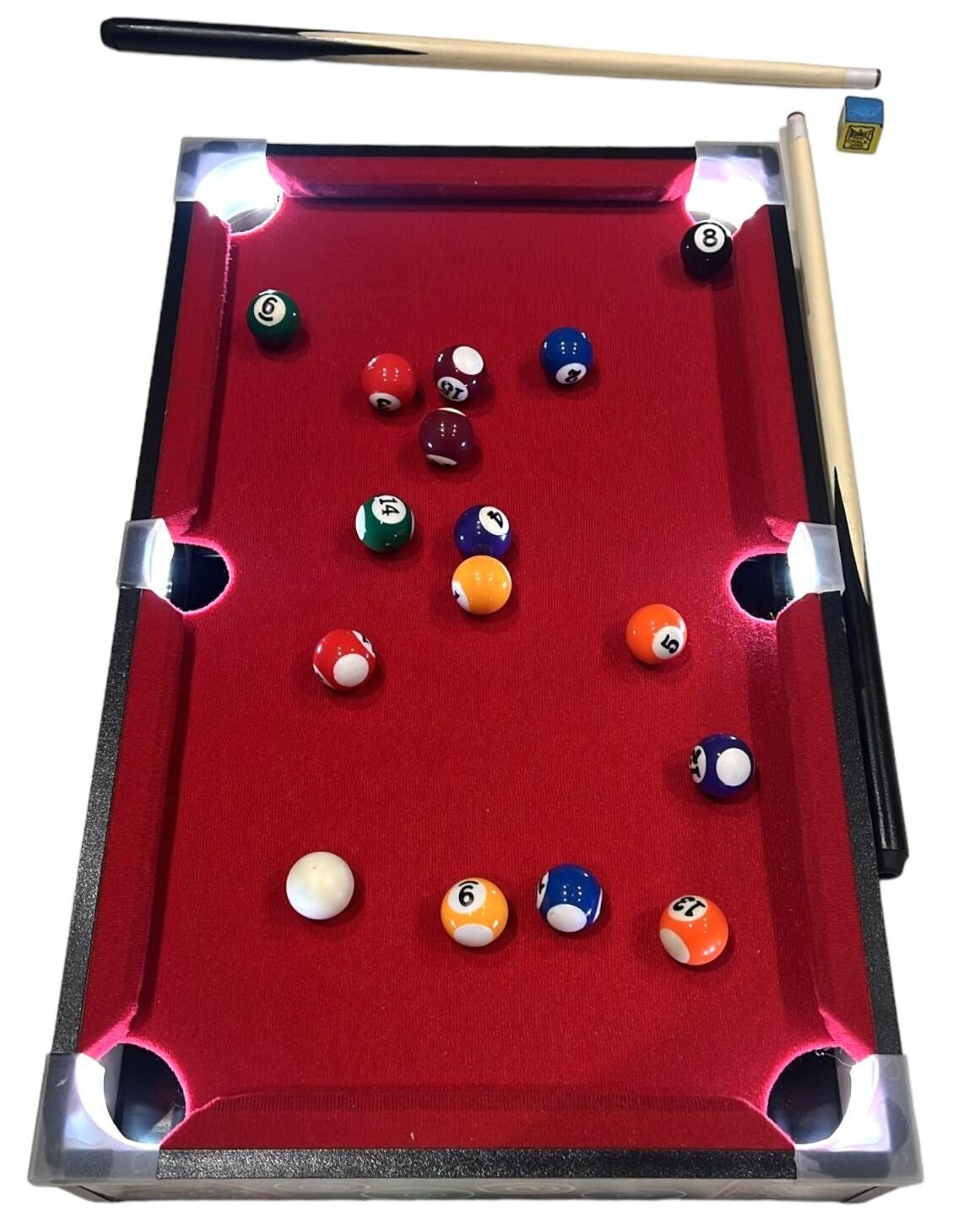 LED Championship Pool Set Game Hour Of Fun Pool Table Game With Family & Friends