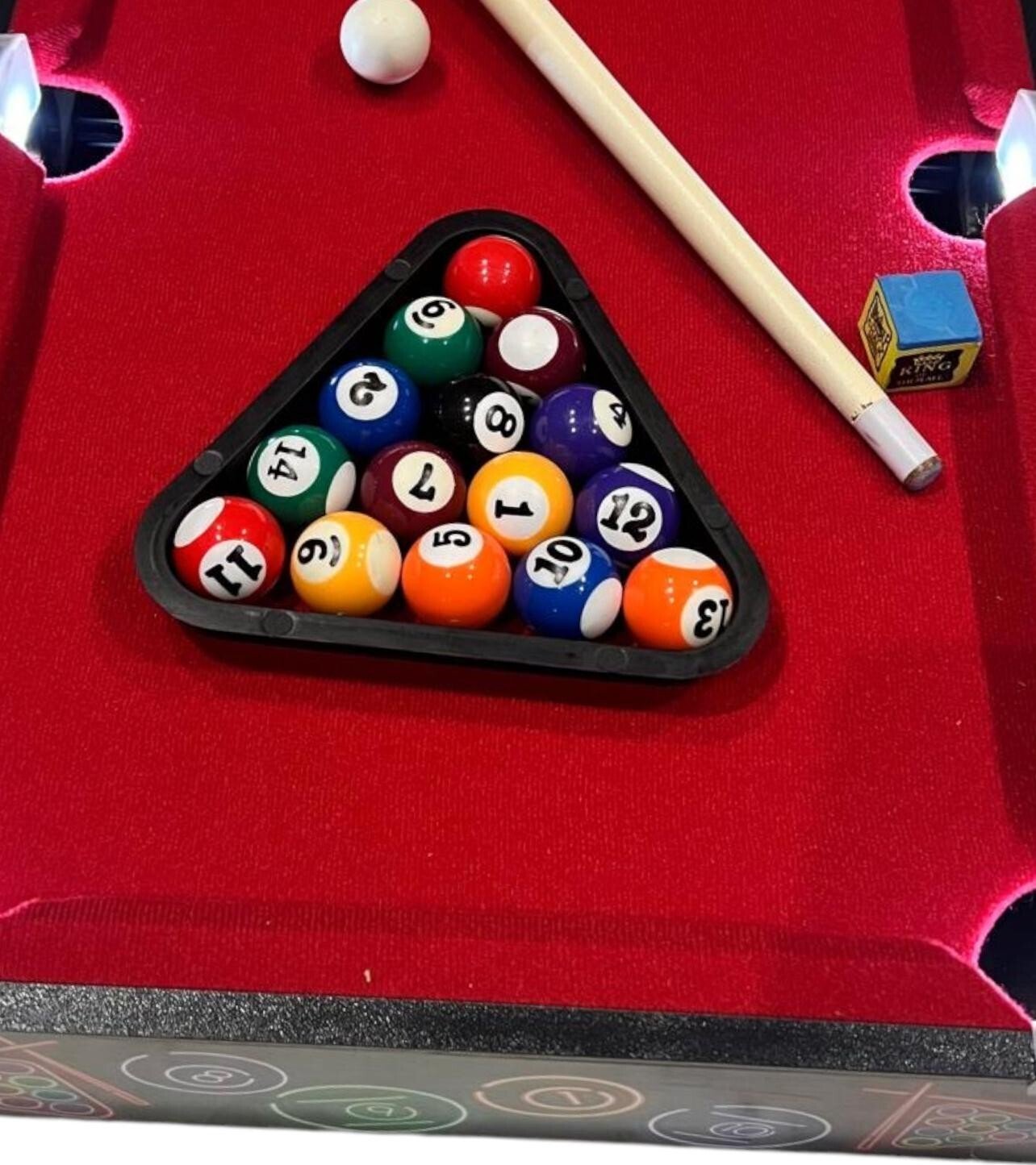 LED Championship Pool Set Game Hour Of Fun Pool Table Game With Family & Friends