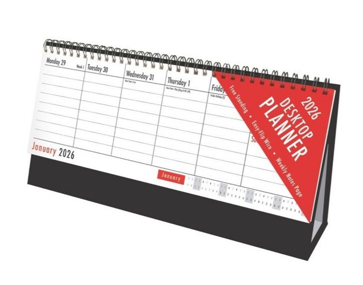2026 Wall Calendar Slim Calendar A4 A3 Large Month to View, Easy View Planner UK