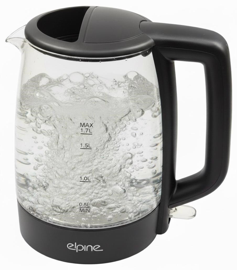 Electric Blue LED Illuminating Glass Jug Kettle Cordless 1.7L 2200W Tea Kettle