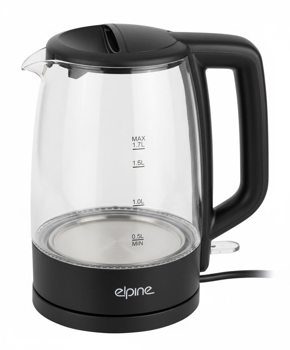 Electric Blue LED Illuminating Glass Jug Kettle Cordless 1.7L 2200W Tea Kettle