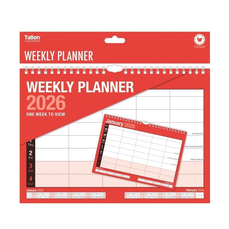 2026 Wall Calendar Slim Calendar A4 A3 Large Month to View, Easy View Planner UK