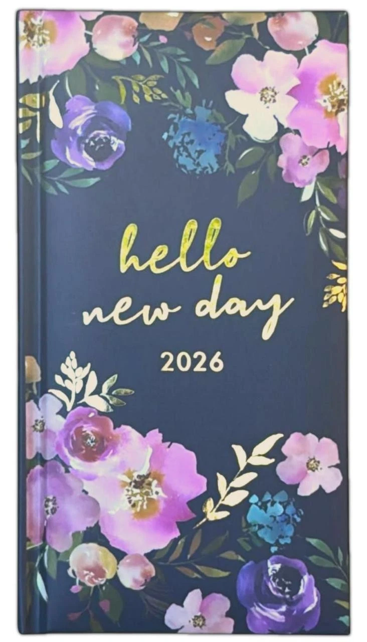 2026 DIARY POCKET SMALL / SLIM LINE METAL CORNER WEEK TO VIEW CUTE FASHION DIARY
