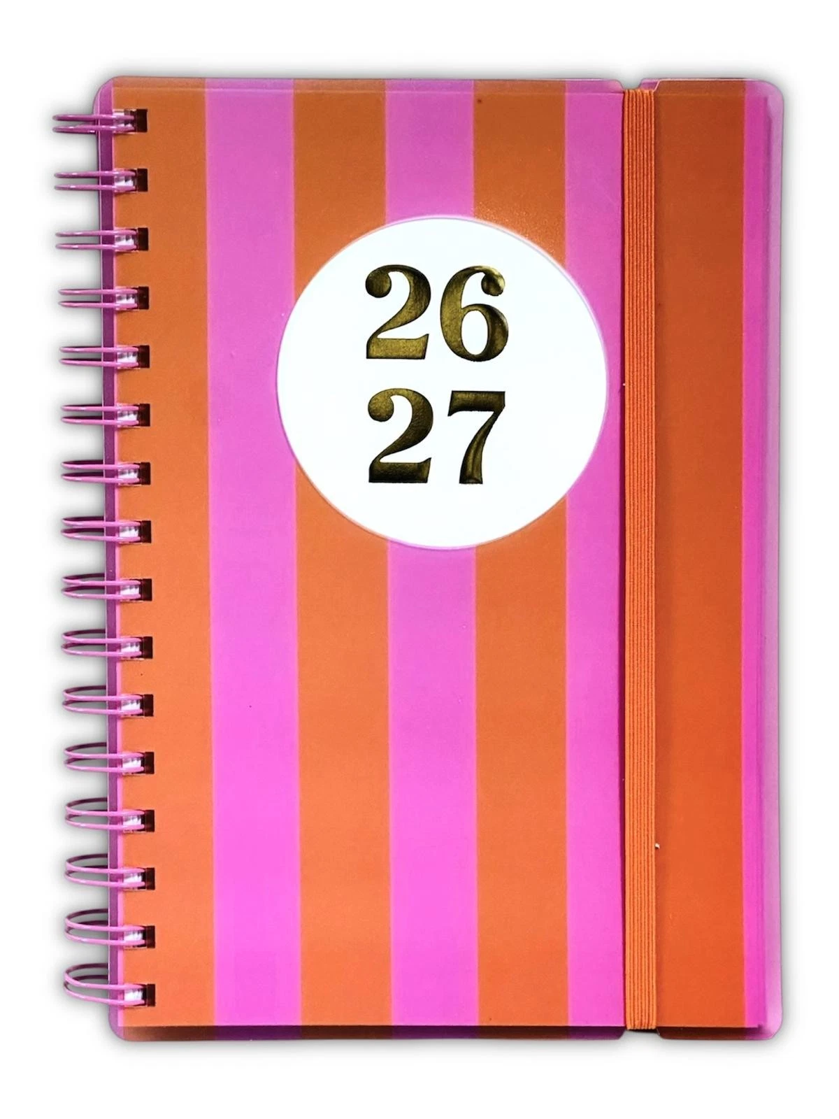 2026-2027 ACADEMIC A5 DAY A PAGE MID YEAR SPIRAL PP COVER STUDENT TEACHER DIARY