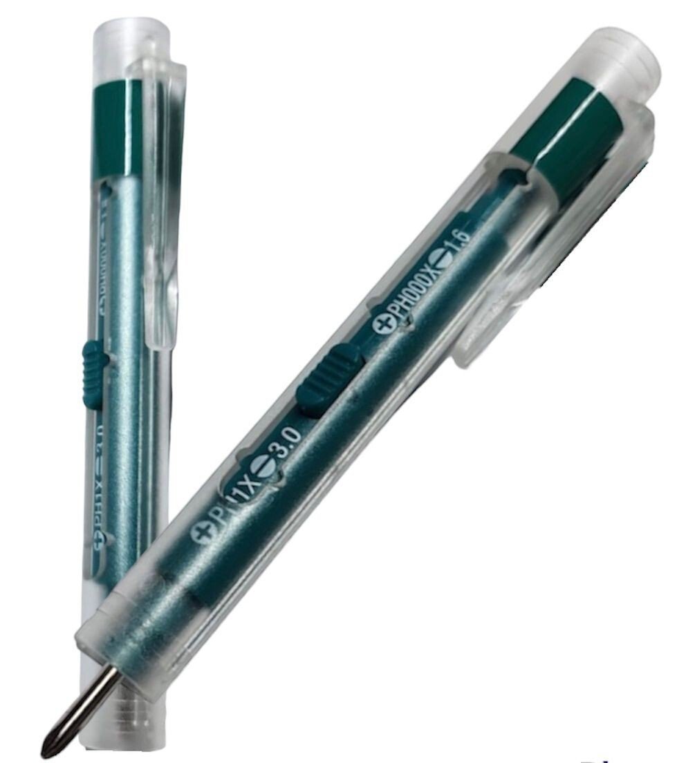 2 in 1 Precision Screwdriver Magnetic Pocket Pen Watch Glasses Electronics