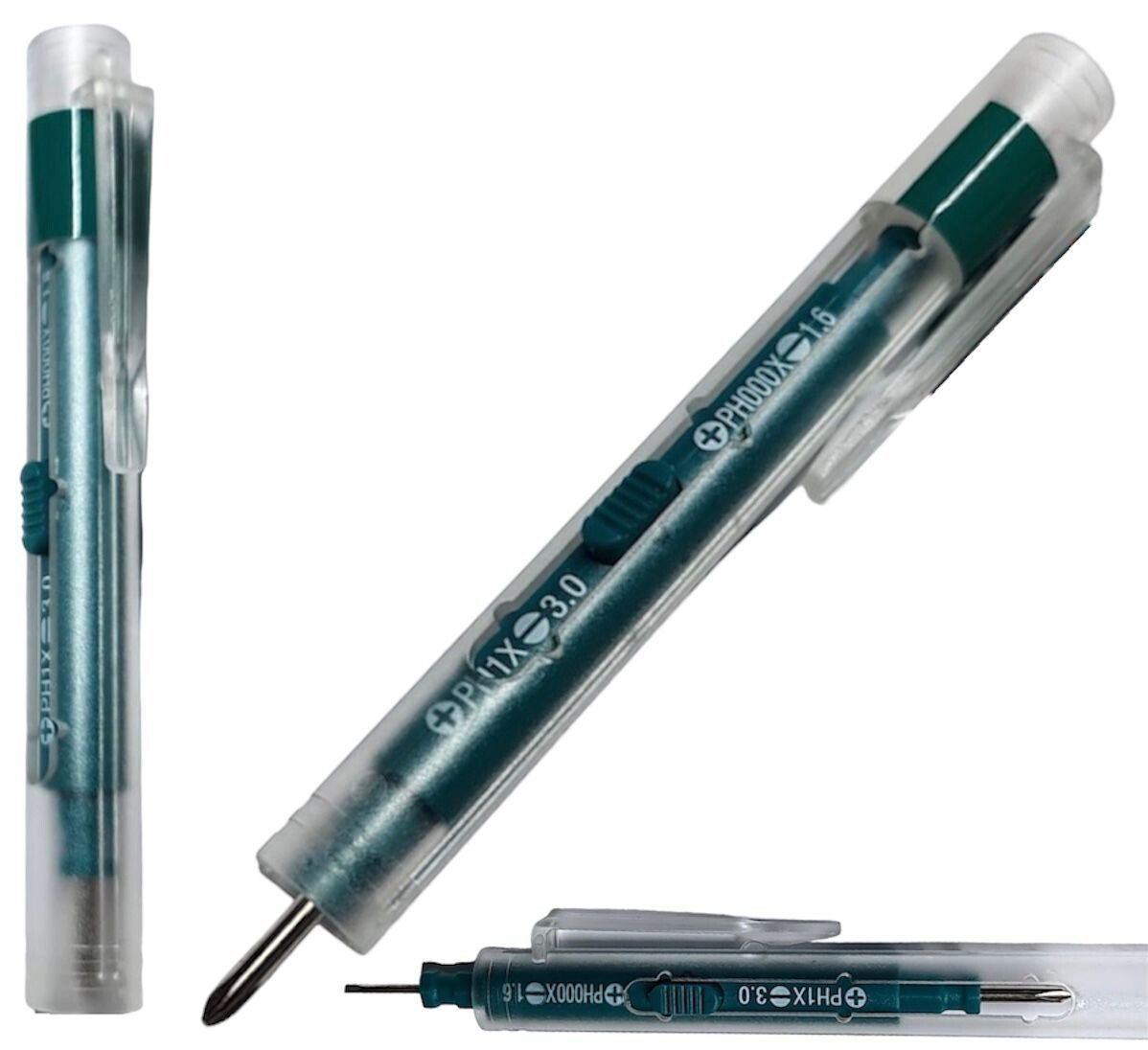 2 in 1 Precision Screwdriver Magnetic Pocket Pen Watch Glasses Electronics