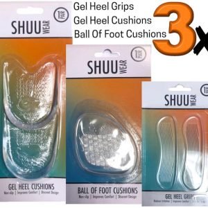3PK Gel Metatarsal Sore Ball of Foot Pain Cushions Pads Insoles Forefoot Support