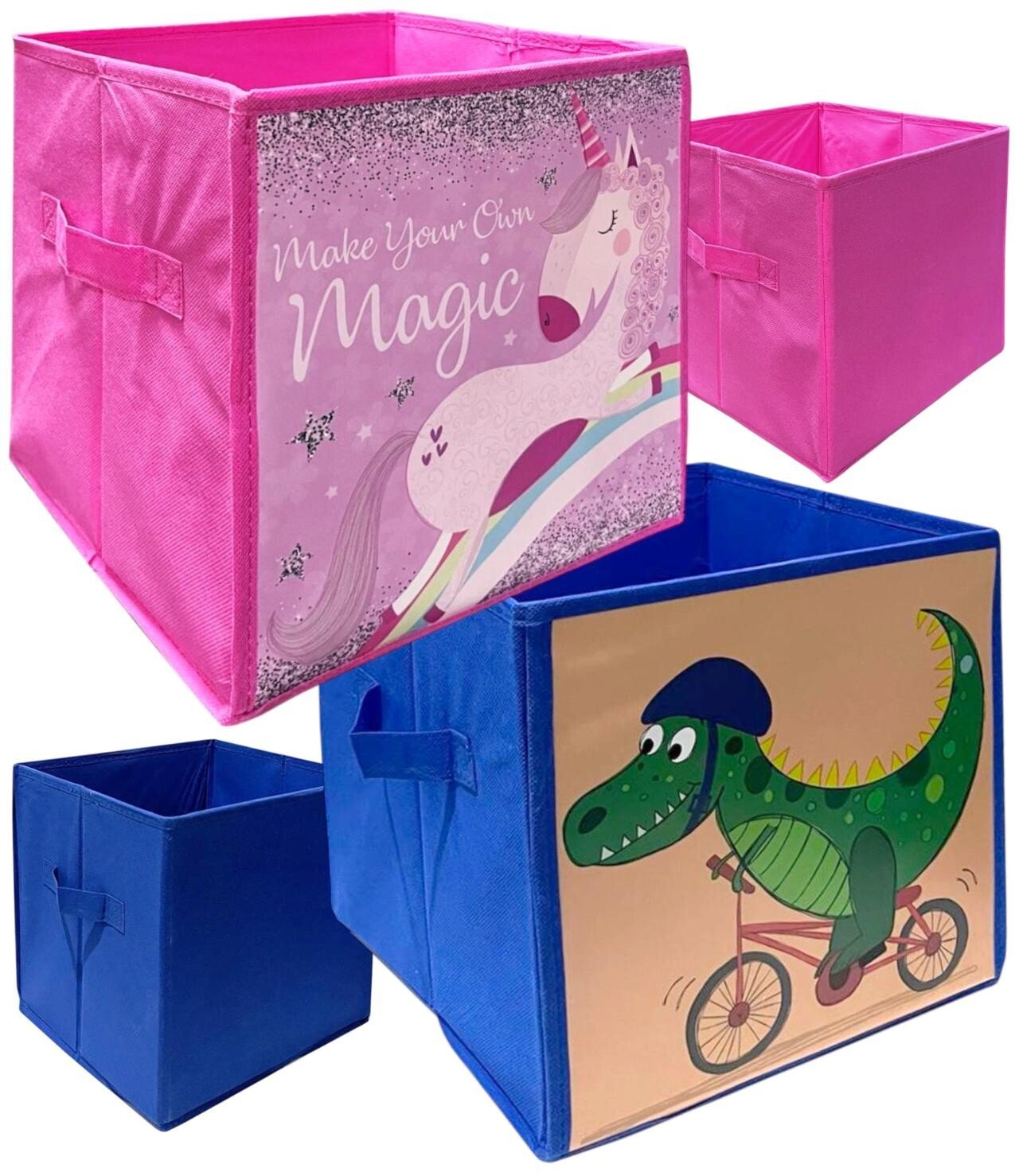 Foldable Non-Woven Storage Cube Box Nursery Kids Children Organiser Fabric Toy