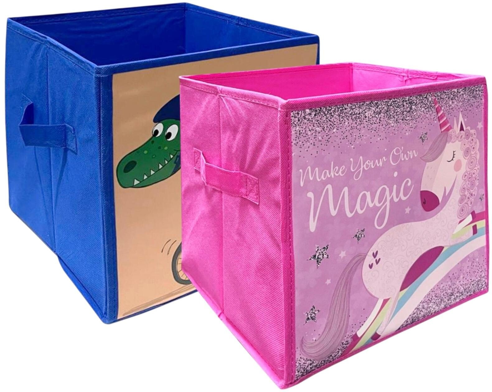Foldable Non-Woven Storage Cube Box Nursery Kids Children Organiser Fabric Toy